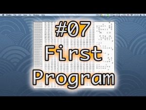 Read more about the article Programming Basics #7 First Program